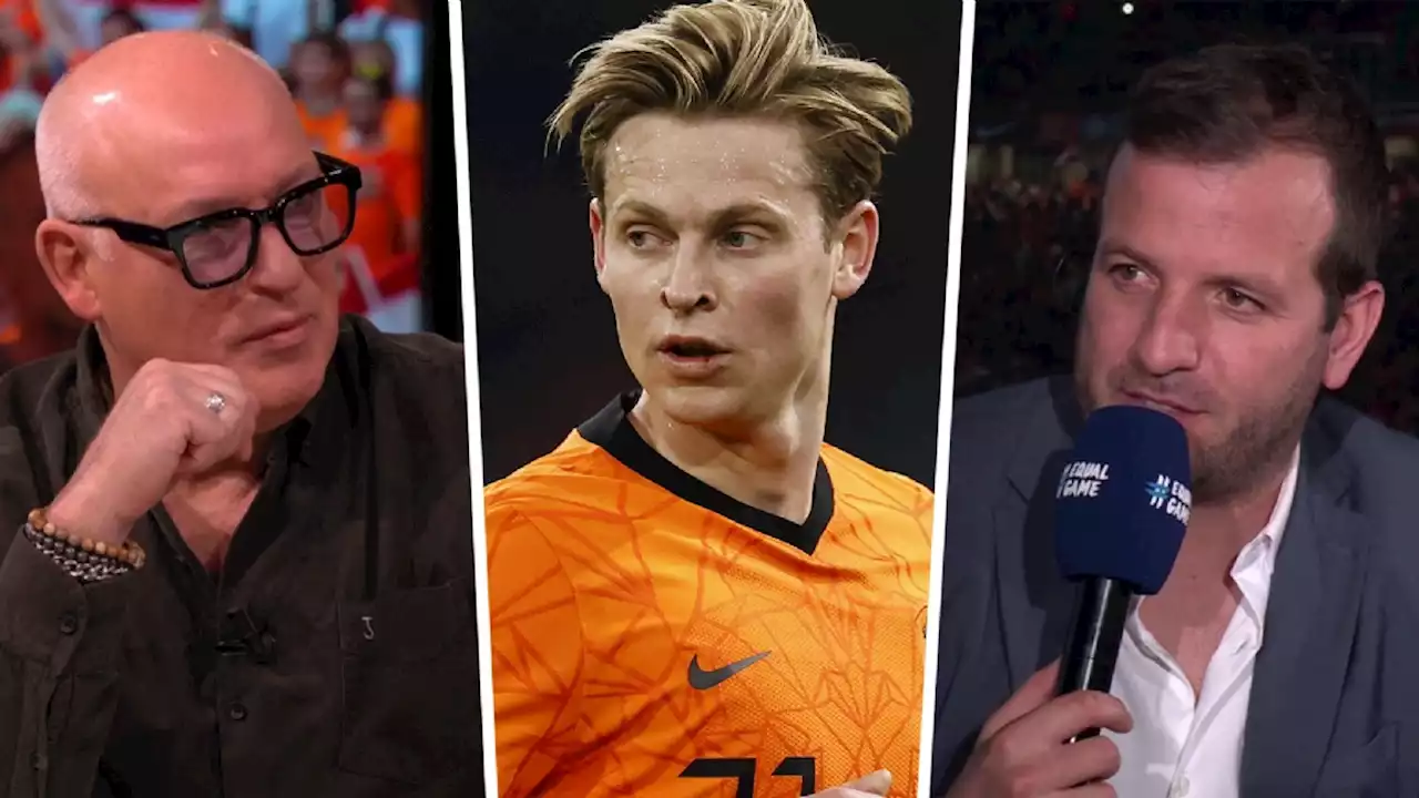 V/d Gijp laakt opmerking V/d Vaart over Frenkie de Jong: ‘Beetje makkelijk’