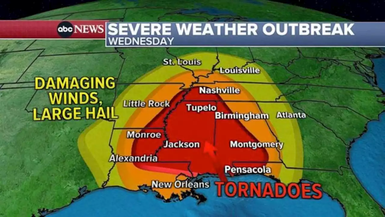 8 states under tornado watch in South, Midwest