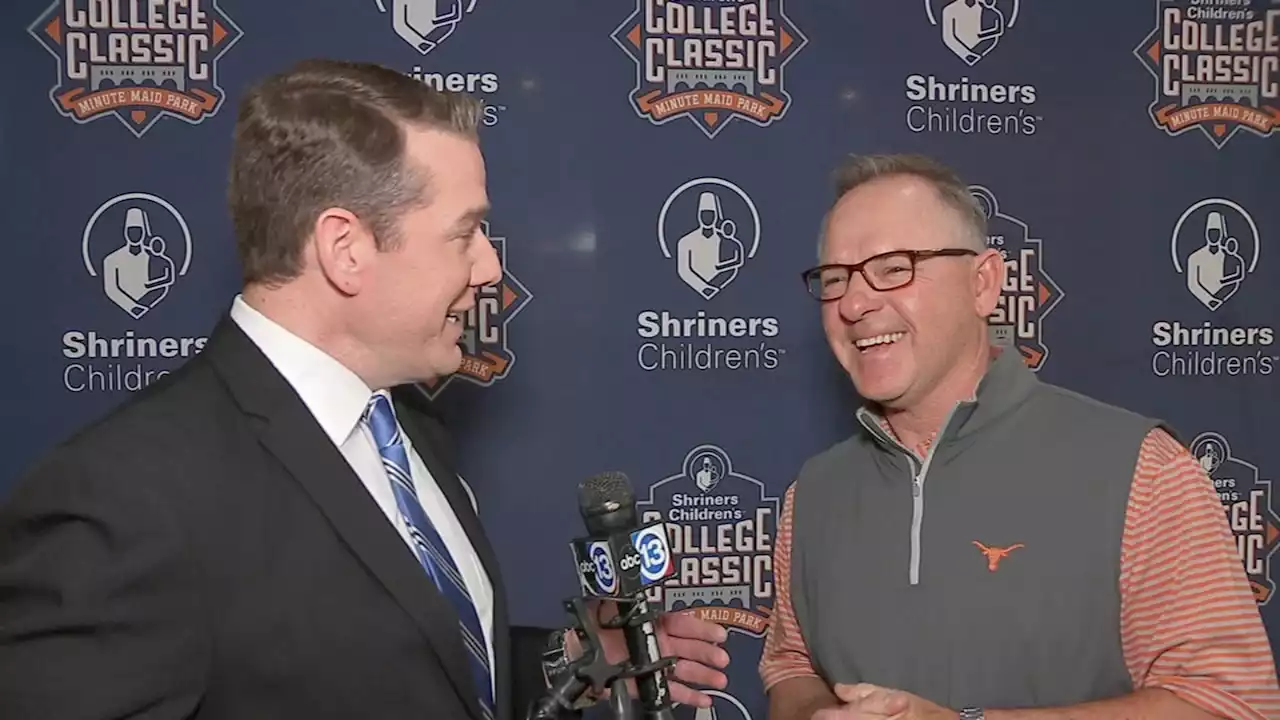 Head coach of No. 1 Longhorns chats with ABC13 ahead of Shriners Children's College Classic