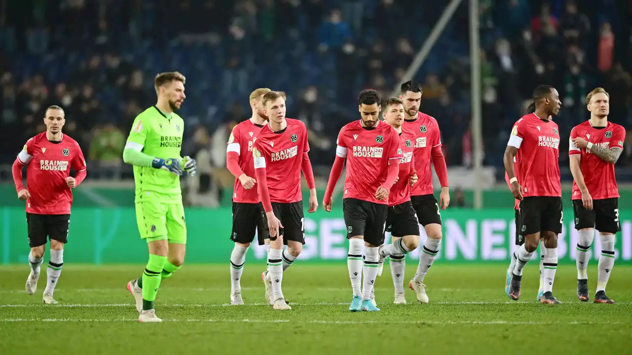 Hannover 96: Nach dem Pokal-Aus heißt es Abstiegskampf beim SV Sandhausen