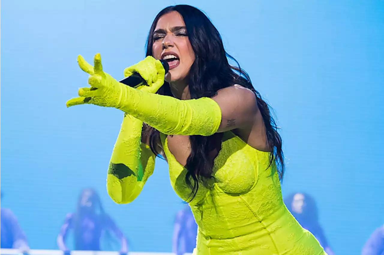 Dua Lipa Accidentally Dropped Her Mic Into The Crowd At A Concert And Somehow Kept The Show Going