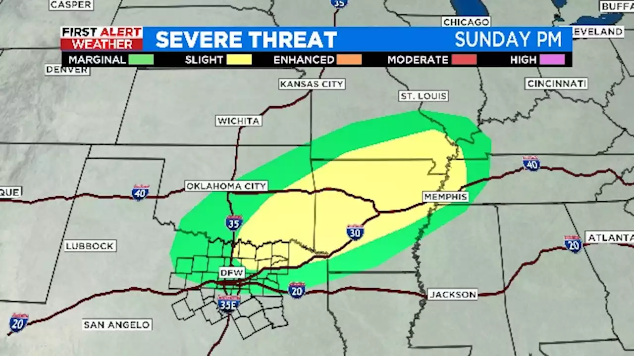 DFW Will See Cloudy, Windy, & Humid Weekend Weather With Storm Chances Increasing Sunday