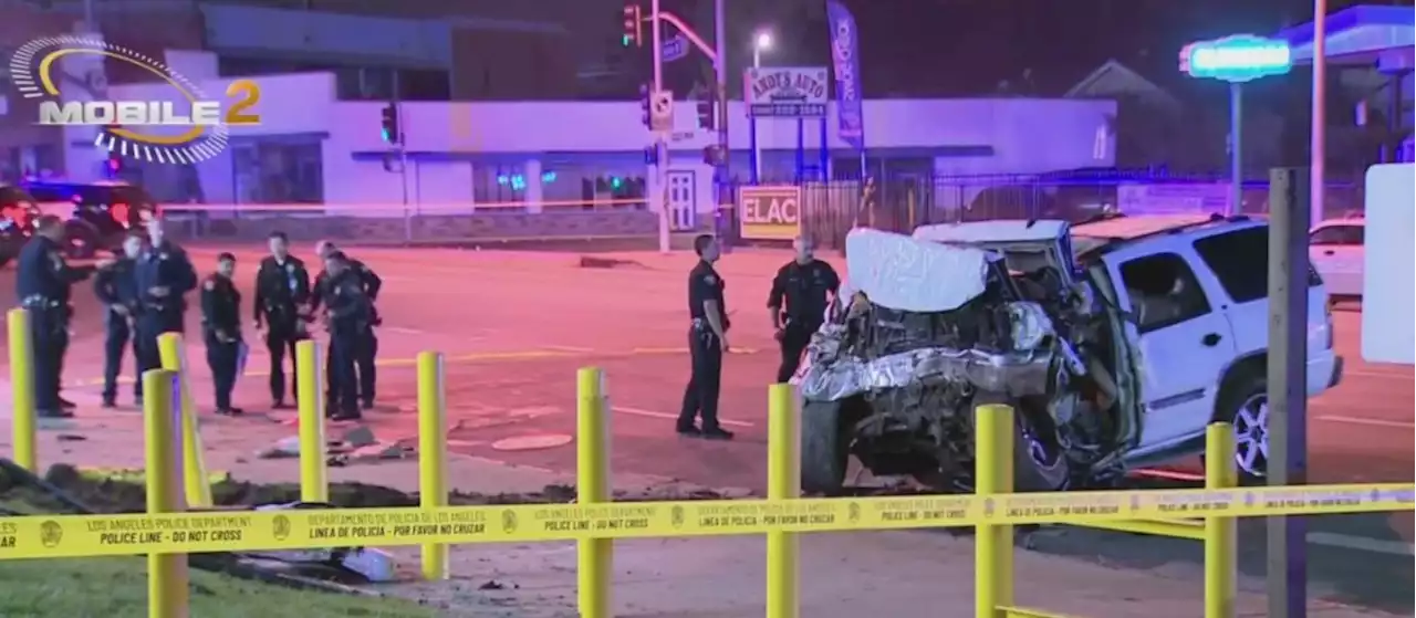 Two Killed In Violent Wreck Off 710 Freeway In El Sereno