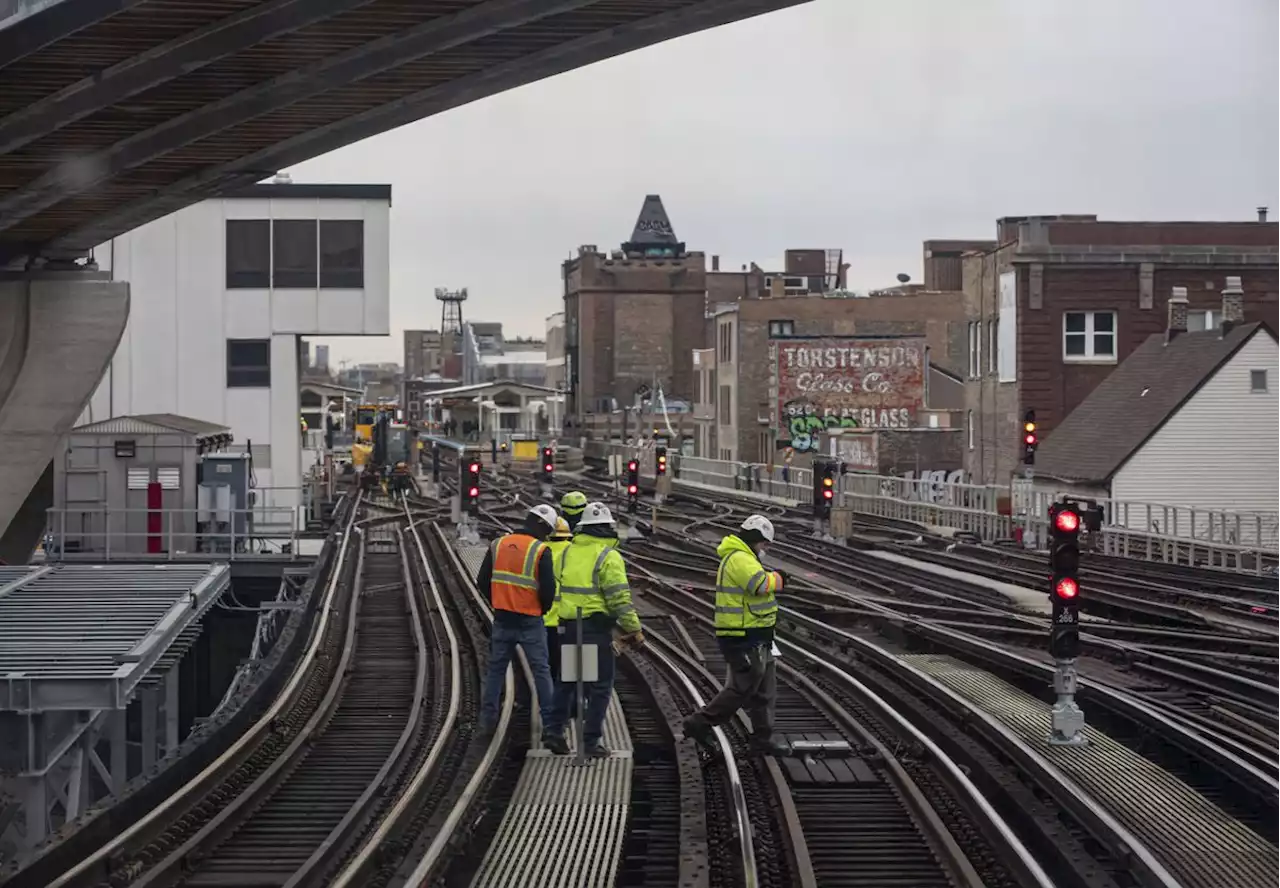 Less than four months after opening, CTA’s Brown Line flyover is undergoing repairs