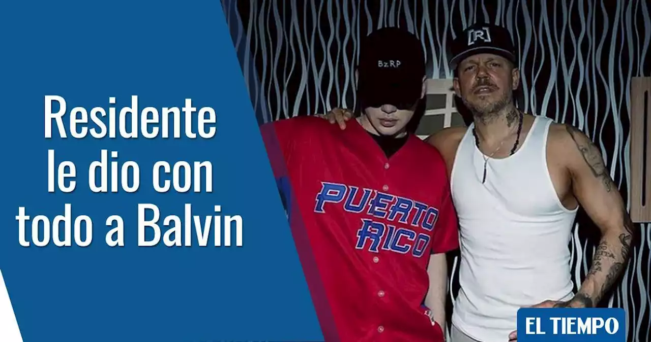 Residente ataca a J Balvin en su nueva canción: ‘Es un bobolón’