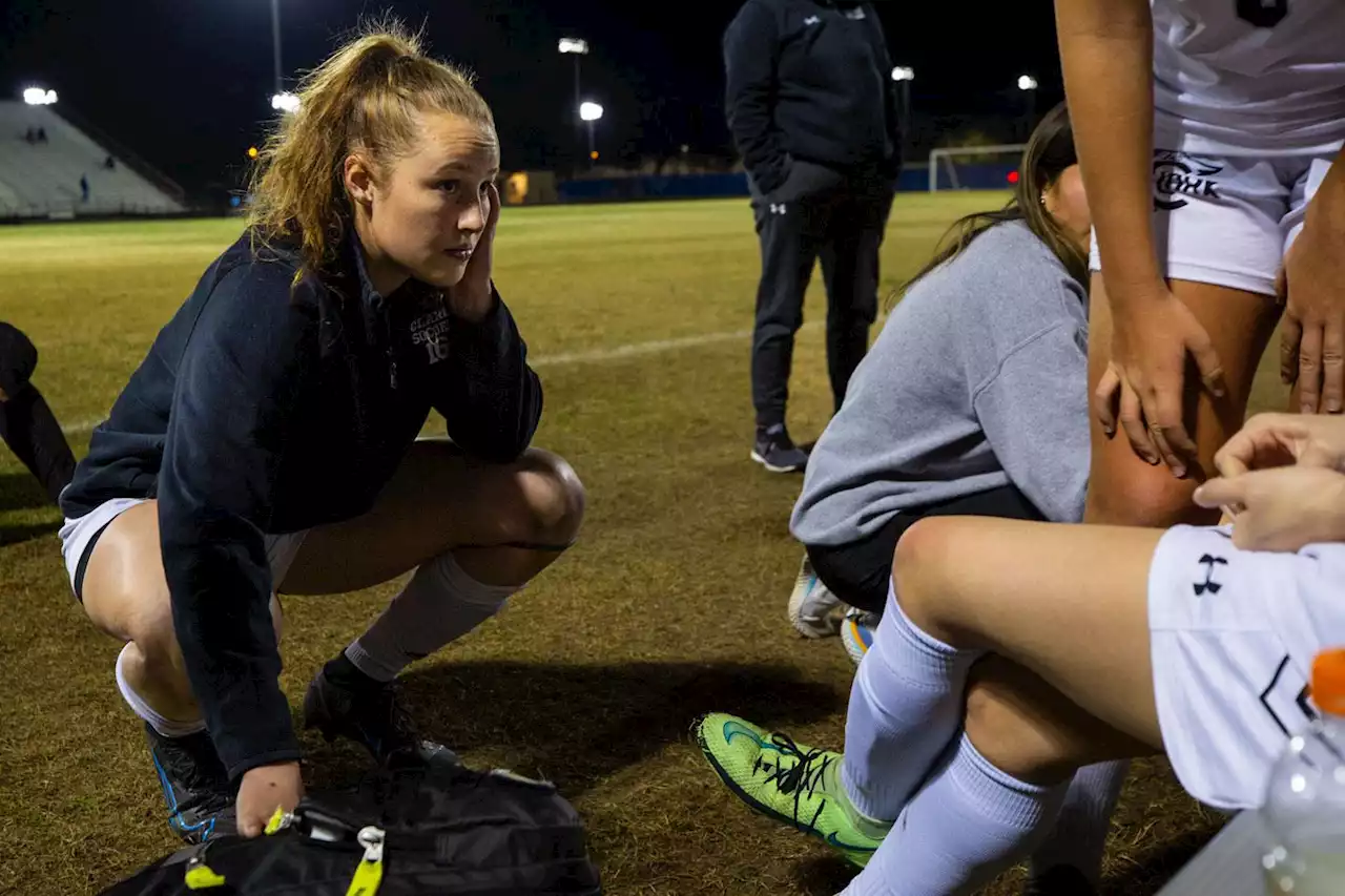 Clark star Hailey Adams a leader on the court, on the pitch