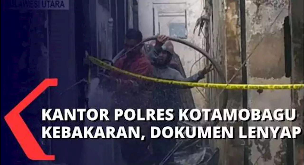 Kantor Polres Kotamobagu Ludes Terbakar, Fasilitas serta Dokumen Penting Lenyap Tak Terselamatkan