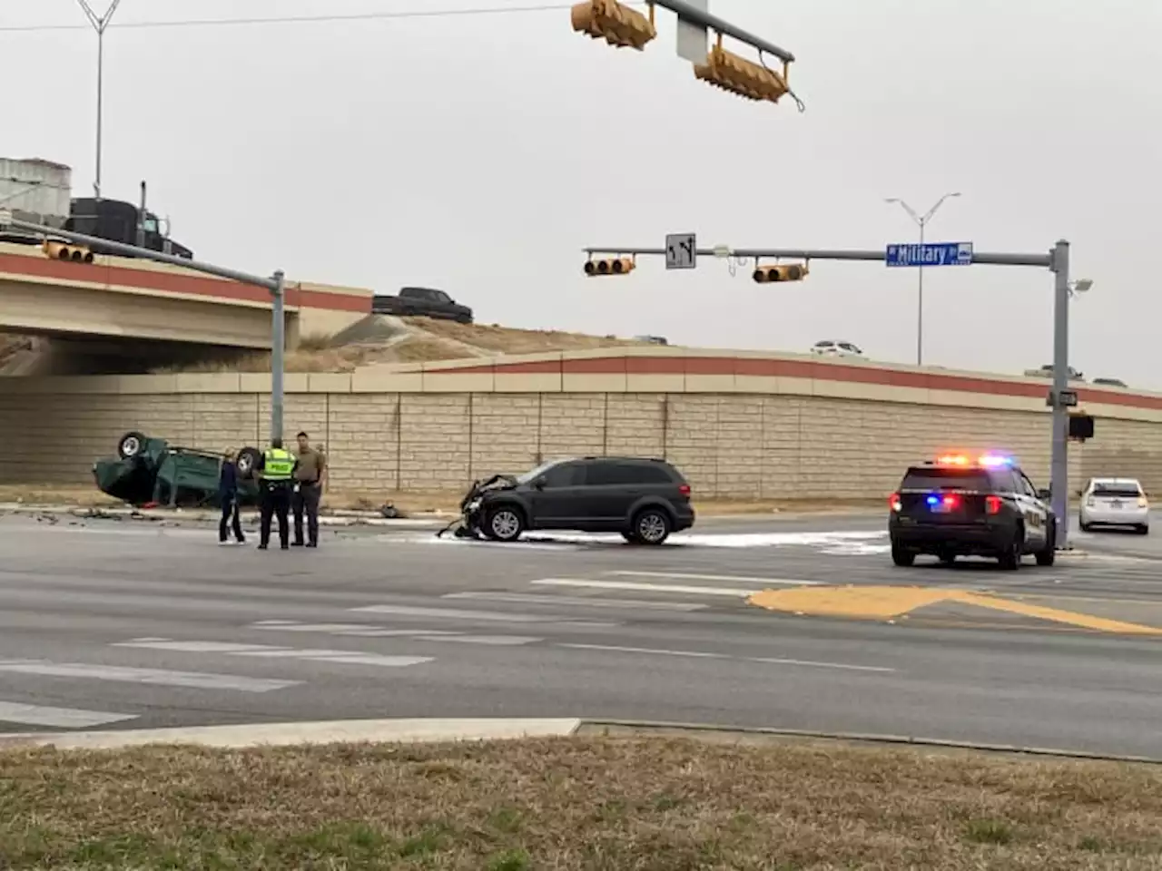 Driver taken to hospital after T-bone crash on West Side