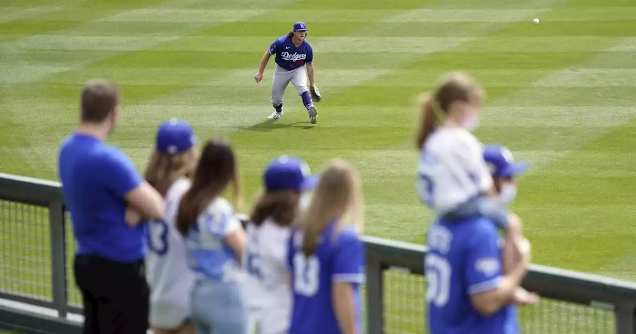 While MLB lockout continues, Dodgers prospects take part in a real minor league camp