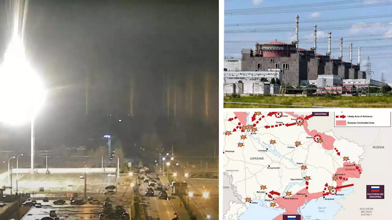 Putin 'threatens safety of all of Europe' as Russian attack sparks fire at nuclear plant