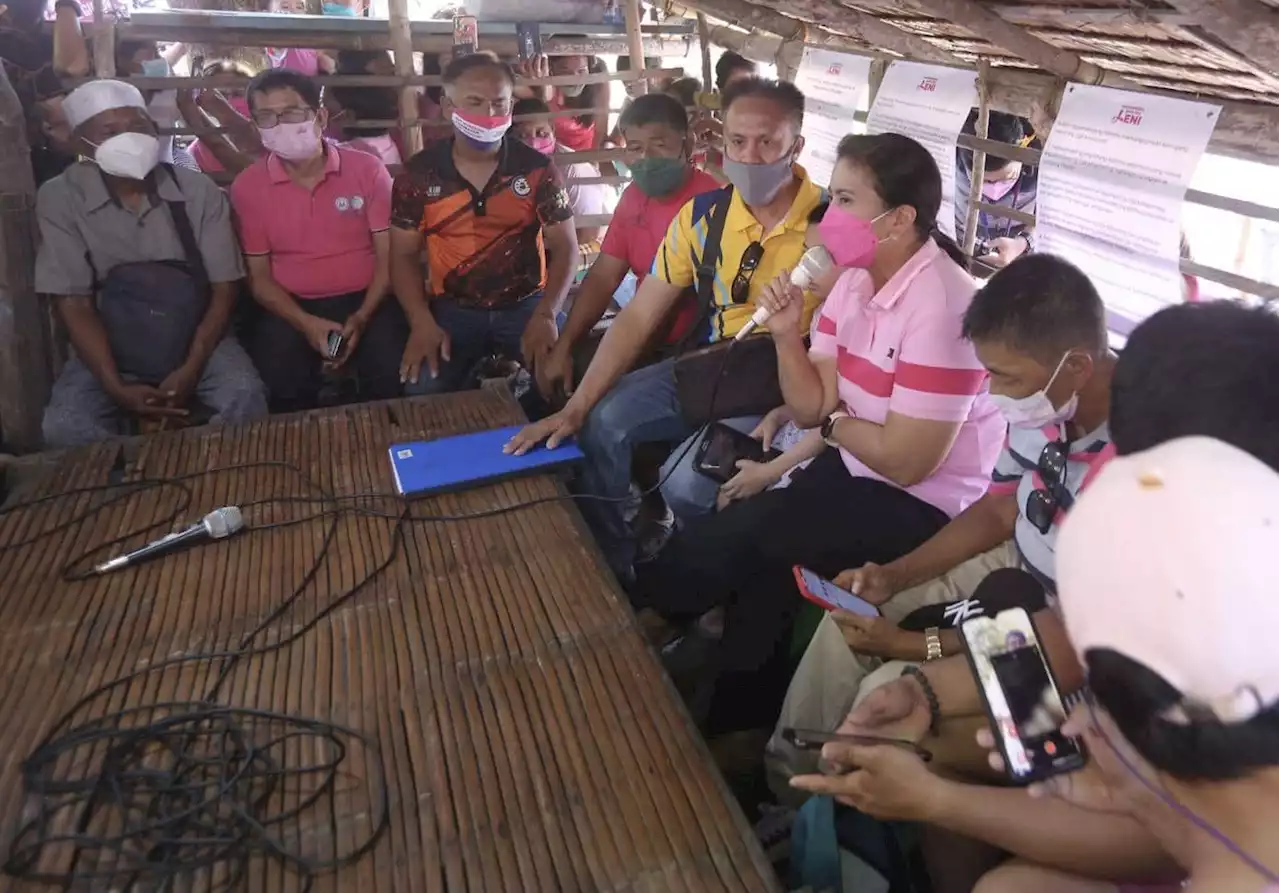 Mindoro fisherfolk meet Leni; Kiko holds dialogue with Mangyan farmers