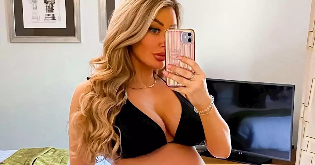 Love Island's Chloe Crowhurst shows off full-term baby bump as due date looms