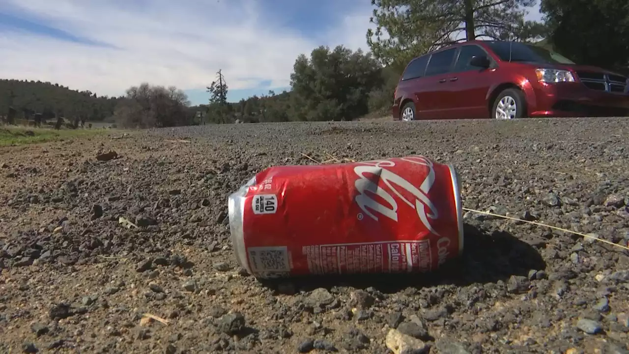 Melting Snow in San Diego Mountains Reveal Trash Left Behind