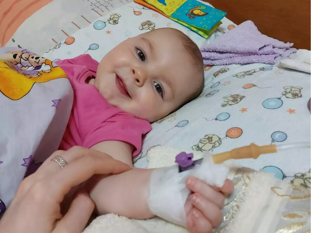 'We left Ukraine with our terminally ill baby'