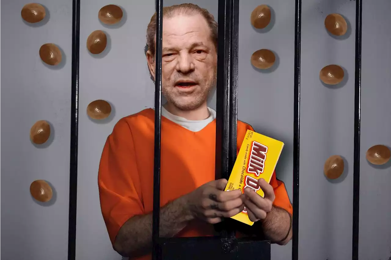 Harvey Weinstein caught smuggling a box of Milk Duds into prison