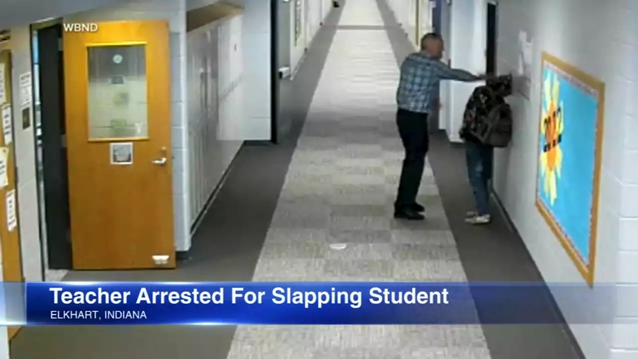 Indiana high school teacher arrested after hitting student, getting early retirement, officials say