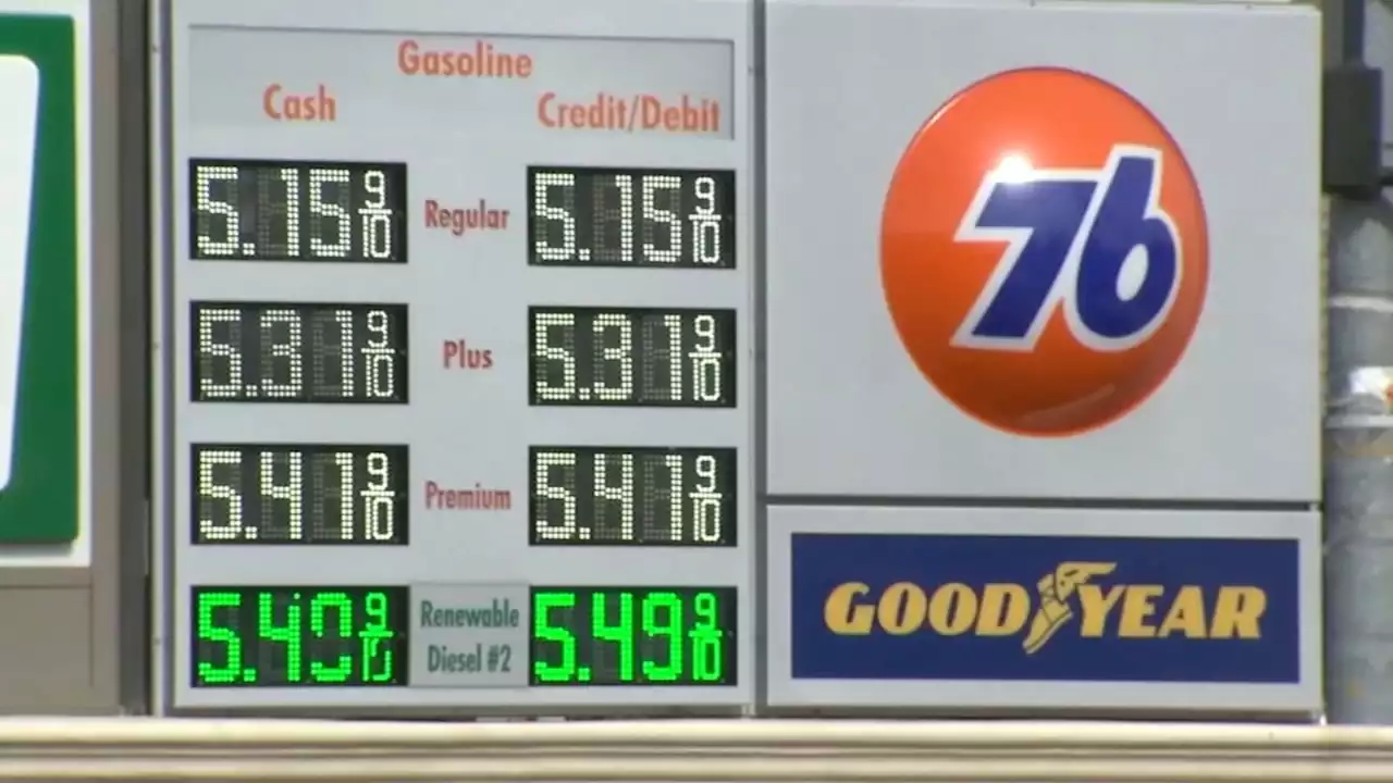 How high will gas prices go? CA 1st state to hit record average of $5 per gallon