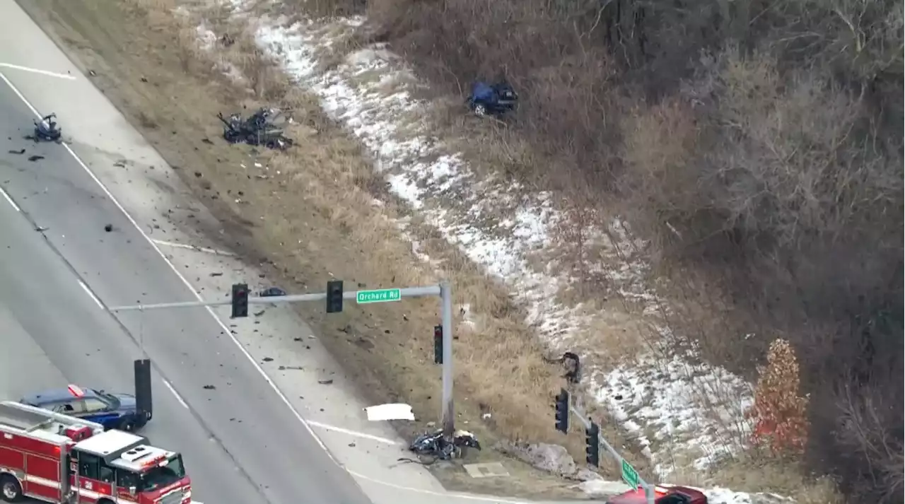 Driver Killed When Car Crashes Into Pole, Fragments Into Pieces In Wheaton