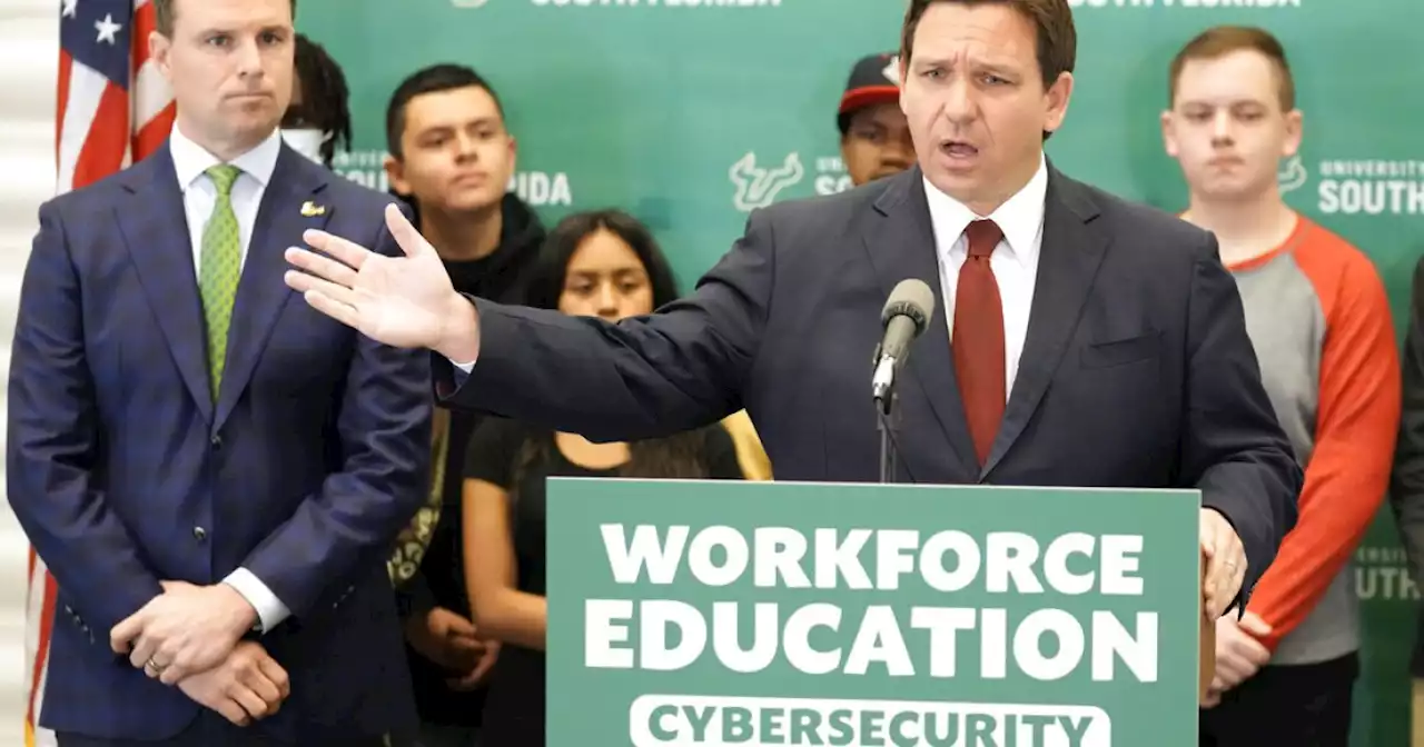 'Annoyed' DeSantis tells students to take their masks off at press conference