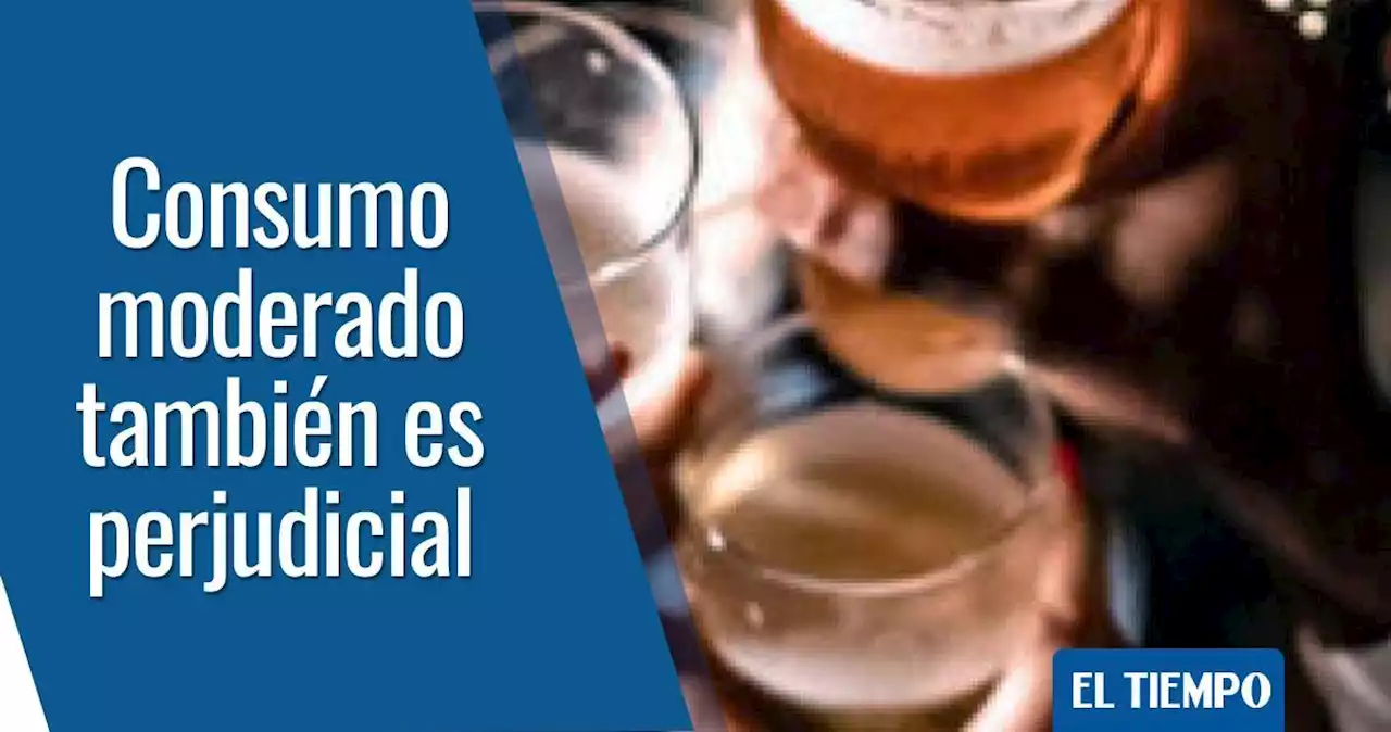 El consumo moderado de alcohol también daña el cerebro, señala estudio