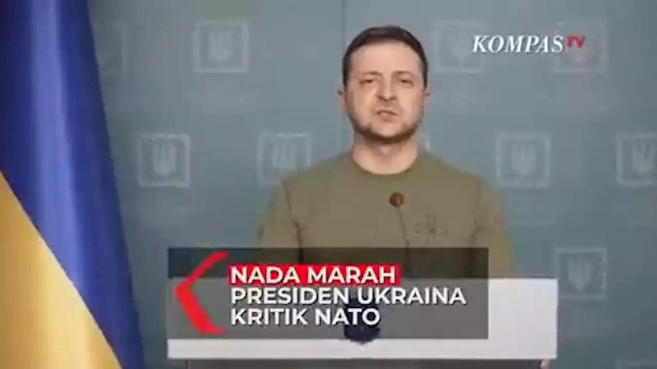 Nada Marah Presiden Ukraina Zelensky, Kritik NATO Tolak Pemberlakuan Larangan Terbang