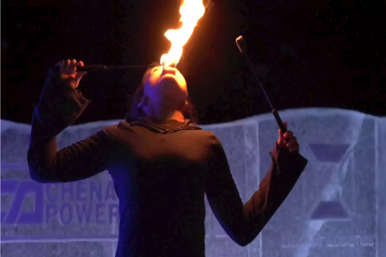 Fairbanks performance troupe plays with fire