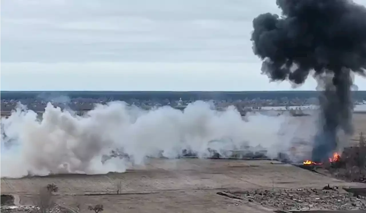 Ucrania muestra el ataque con misiles a un helicóptero: “¡Así mueren los ocupantes rusos!”