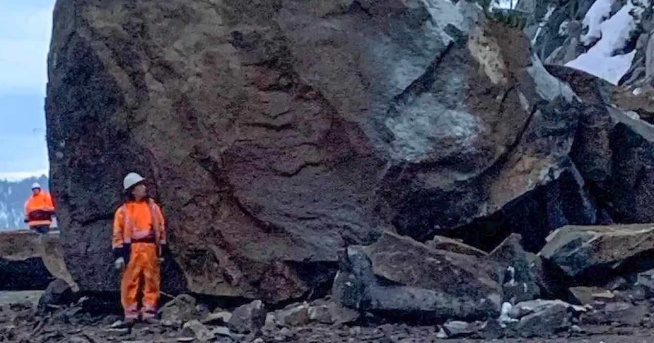 Rock slide closes Highway 50 near South Lake Tahoe