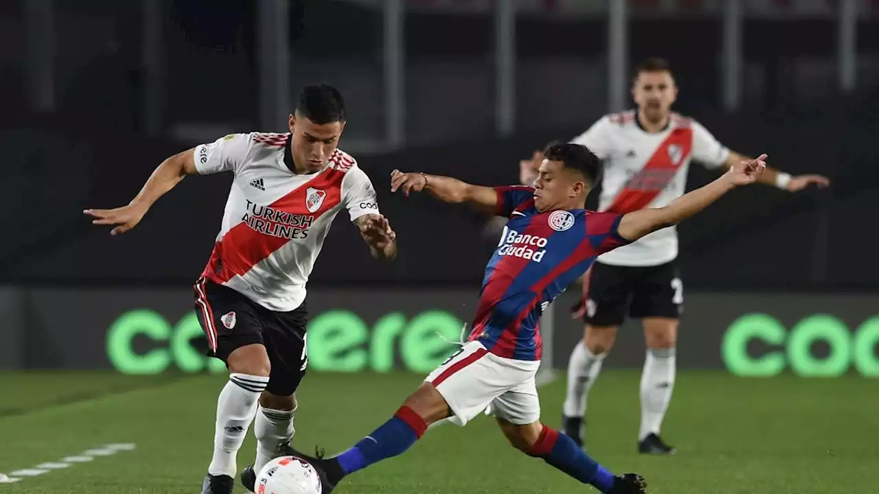 San Lorenzo vs River por la Copa de la Liga: horario, formaciones y TV