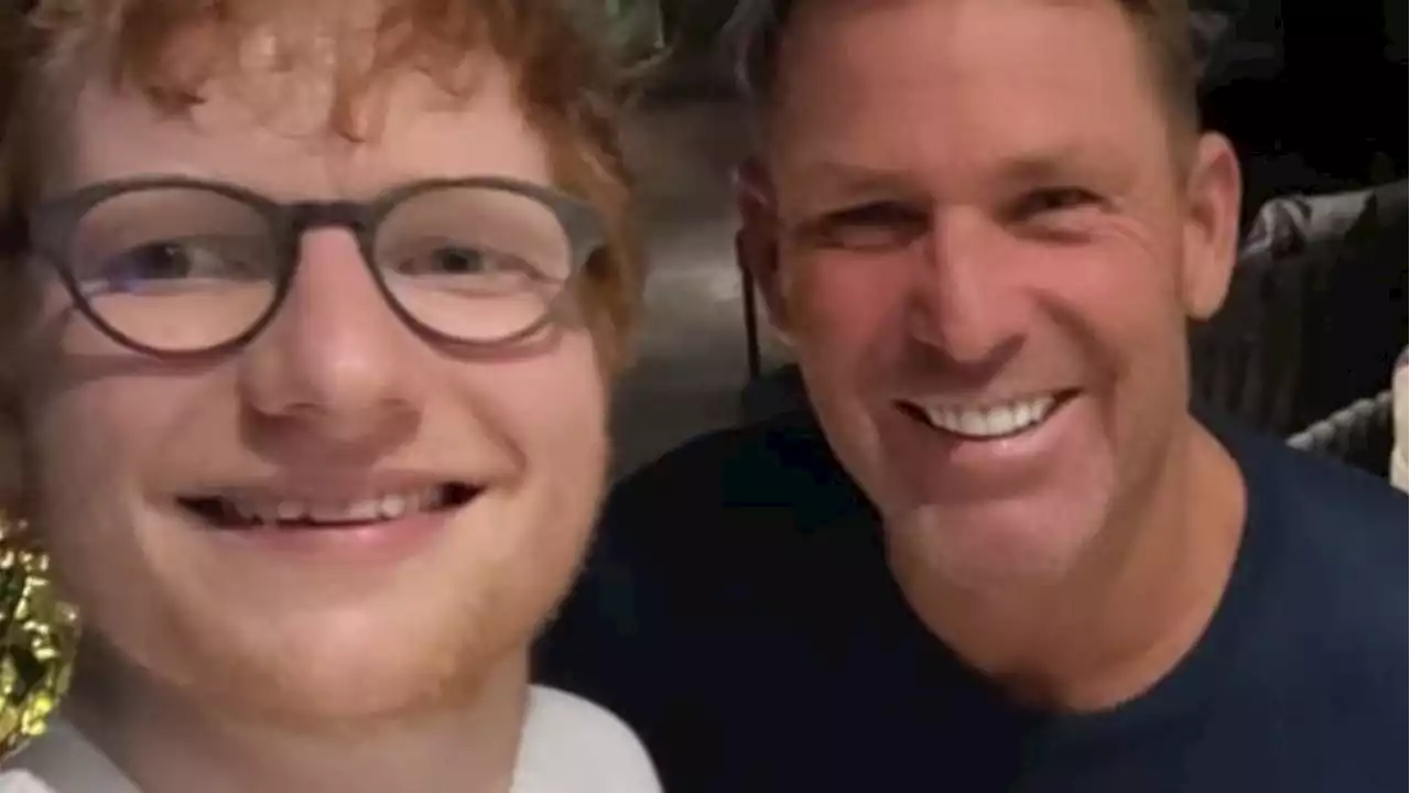 Ed Sheeran reveals last call with Warne