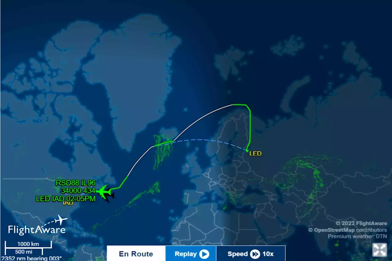 Russian plane due to land in D.C. soon to pick up expelled ‘spies’