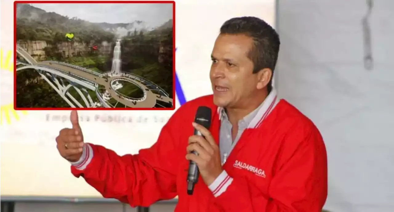 'Es para gente de plata': alcalde de Soacha, sobre puente en el Salto del Tequendama - Pulzo