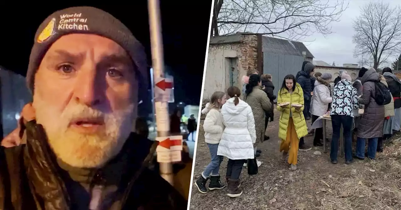 Chef José Andrés is on the ground feeding refugees at Ukraine-Poland border