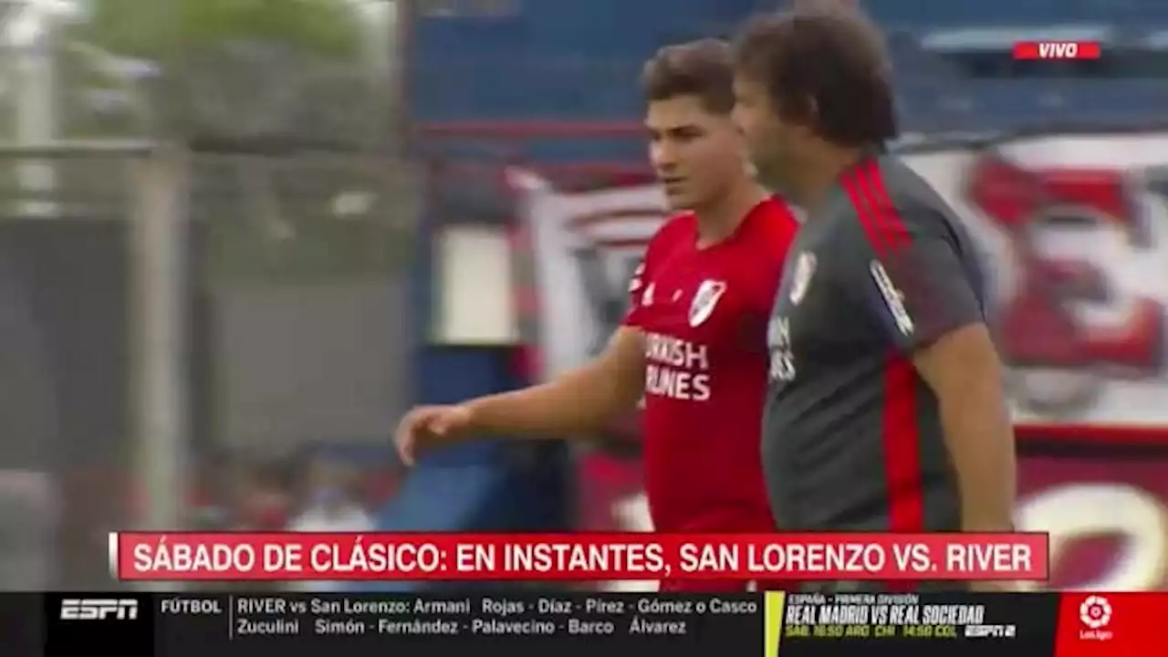 River y una baja inesperada de último momento para jugar ante San Lorenzo - TyC Sports