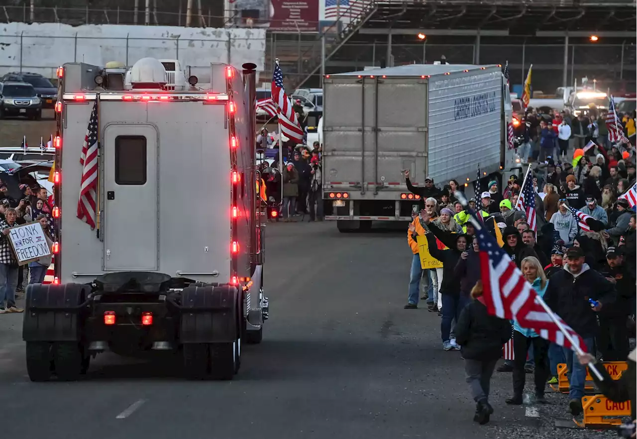 ‘Freedom Convoy’ spinoff arrives in Md. with about 1,000 vehicles and unclear plans