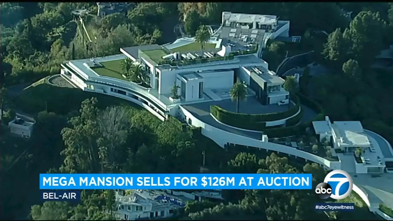 'The One' mansion in Bel Air sets auction record at $126 million