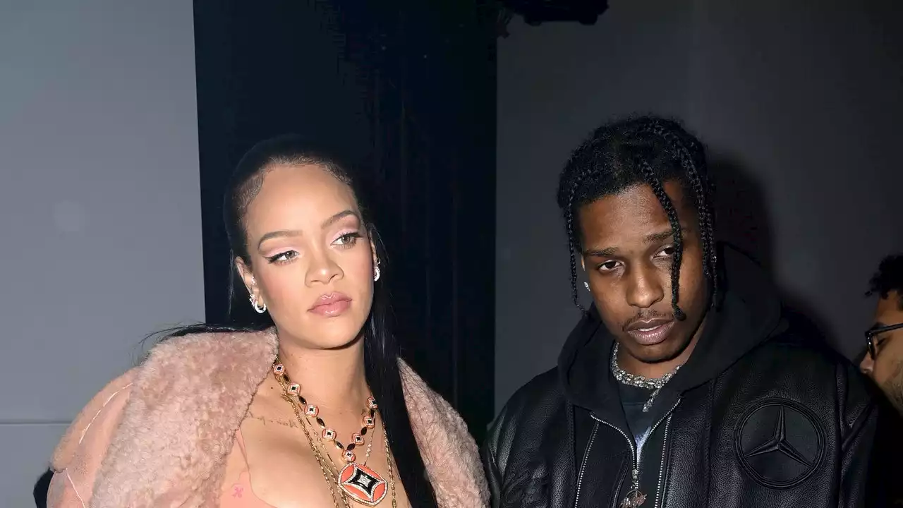 Rihanna Is A Vision In Peach At The Off-White Show In Paris