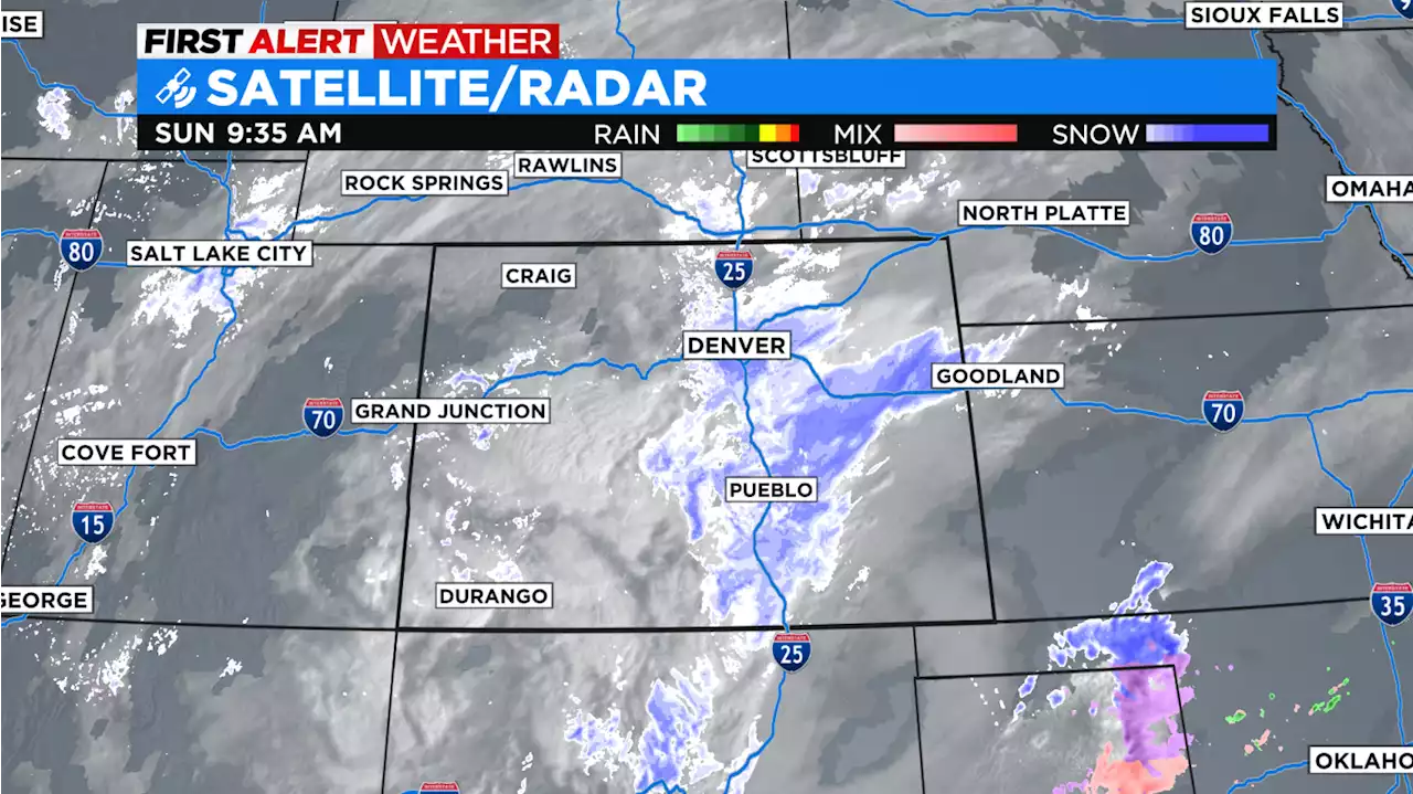 Latest Colorado Snow Totals As Of 10 A.M. On Sunday Morning