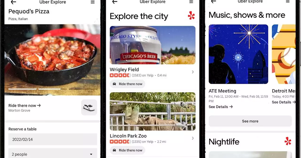 Uber to test in-app dining reservations, event listings, one-click rides in Dallas