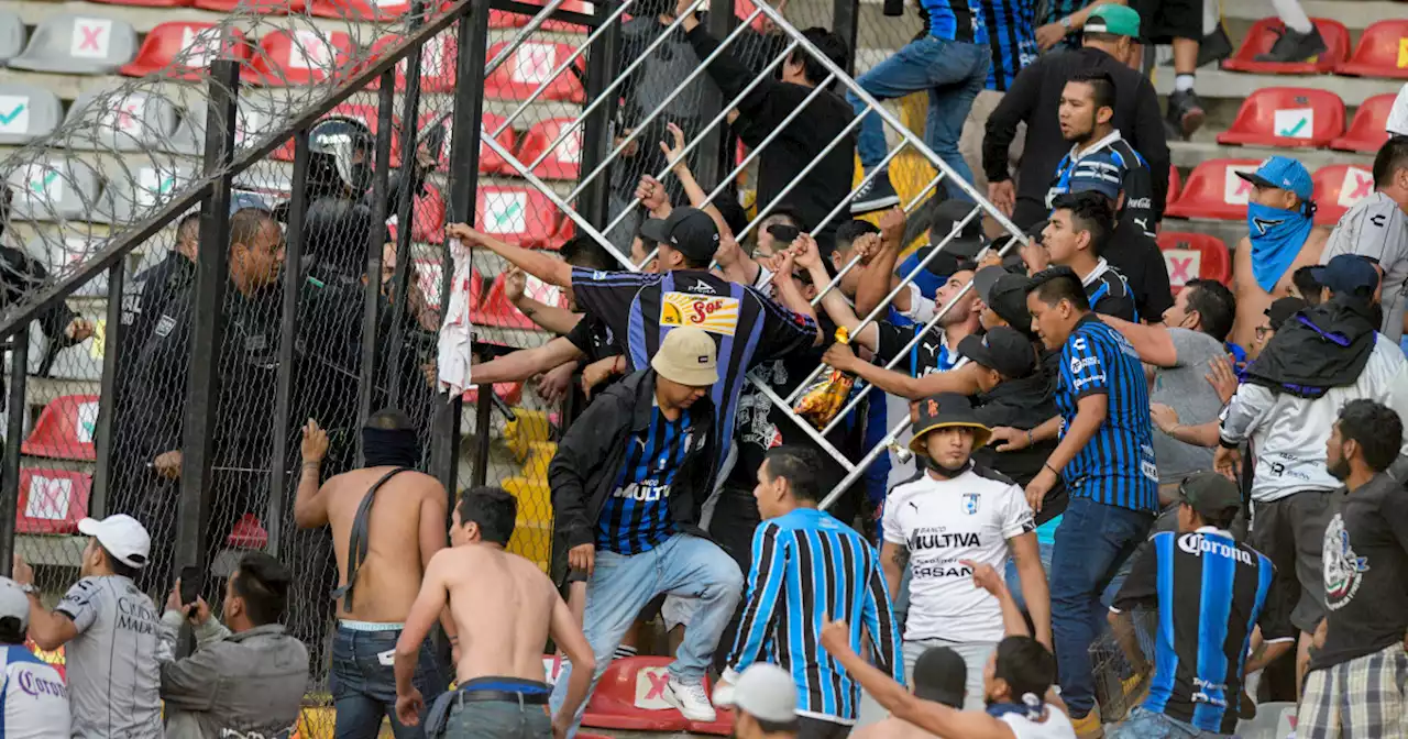 At least 22 injured in brawl at soccer match in Mexico