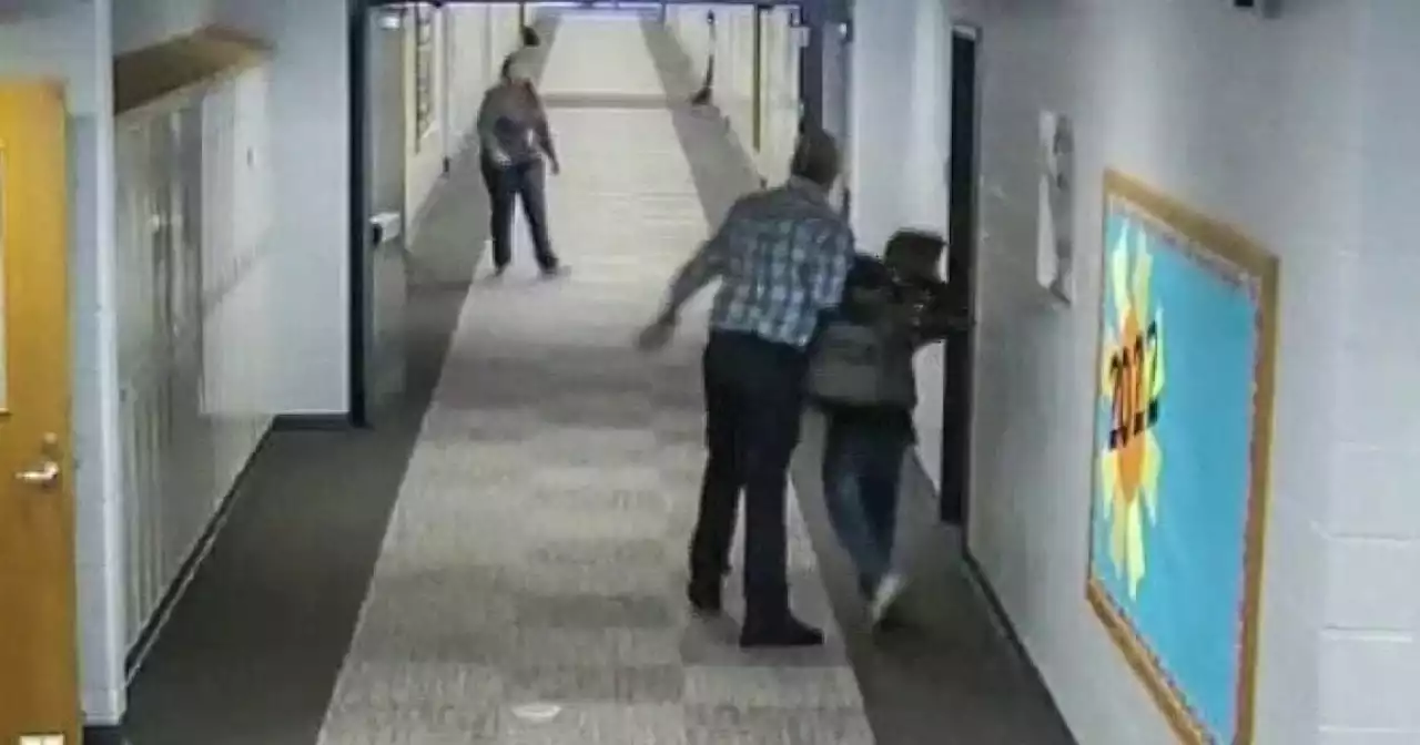 Indiana teacher banned from school grounds after video shows him slapping student