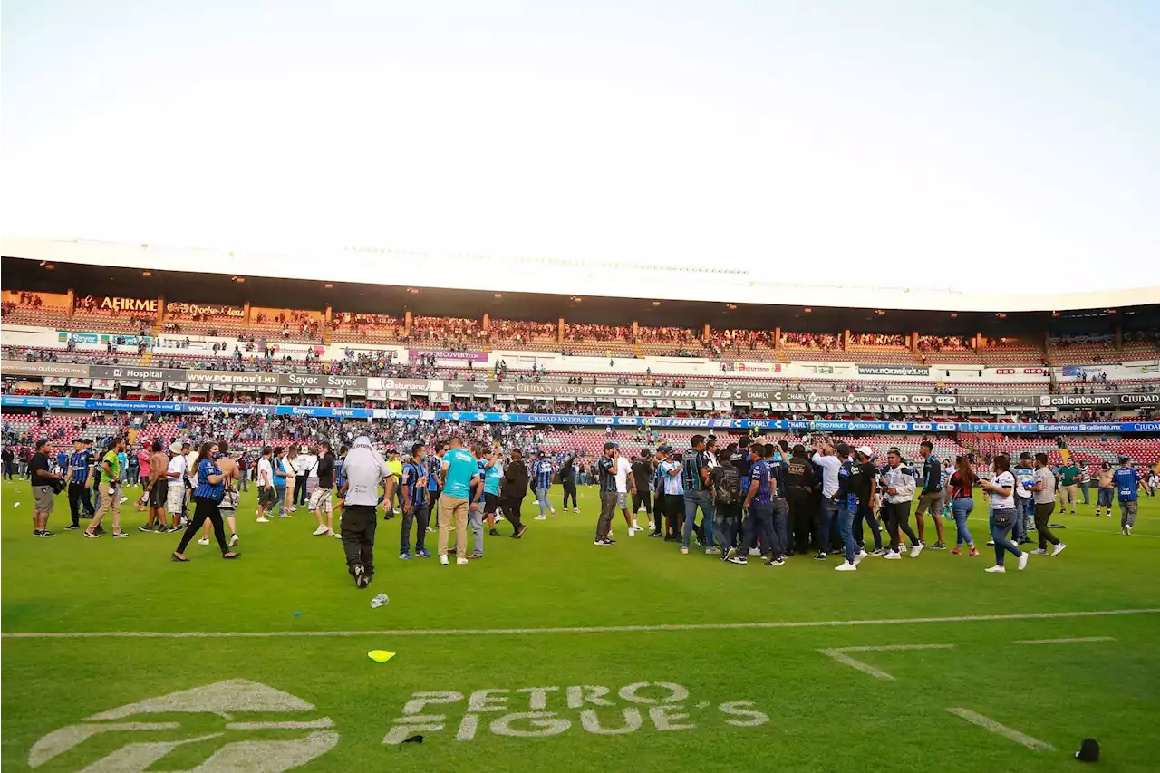 Suspendida la actividad dominical de la Liga MX tras hechos violentos ocurridos en La Corregidora