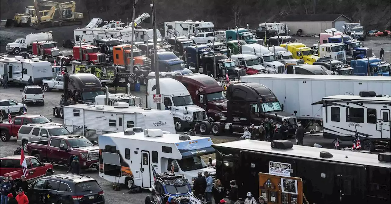 Trucks, RVs and cars flock to Washington area to protest COVID restrictions