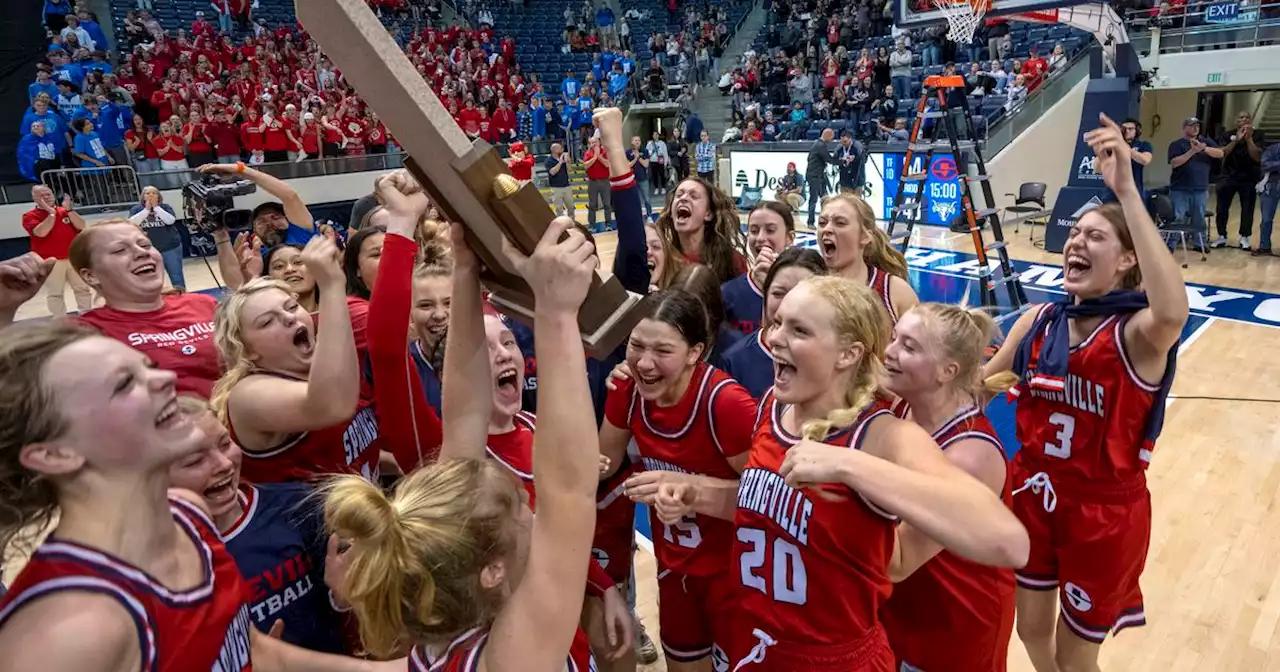 Springville gnaws its way to second straight 5A girls’ basketball title