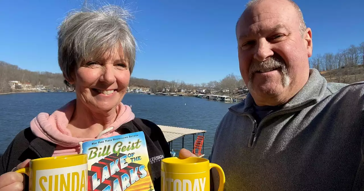 Fans visit the Lake of the Ozarks with Bill Geist’s book for Sunday Mug Shots