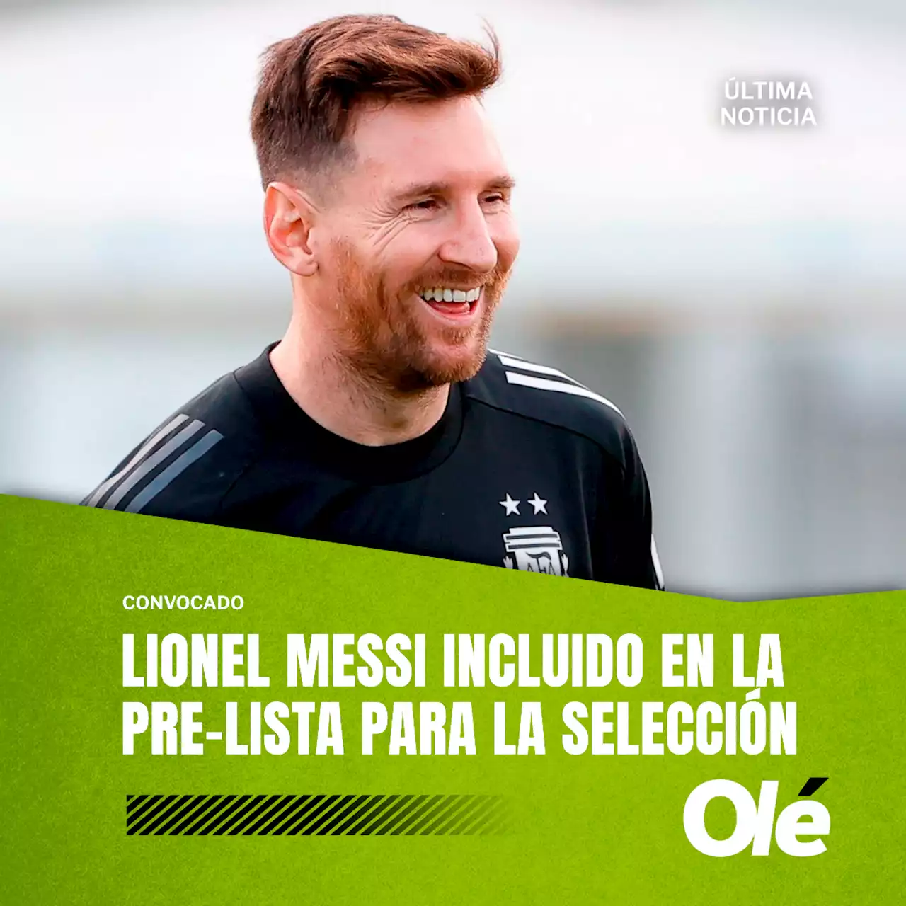 Salió la prelista de la Selección para Eliminatorias con la vuelta de Messi