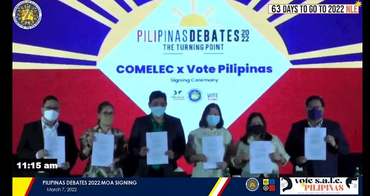 Comelec says bets who will skip debates no longer allowed to use e-rally platform