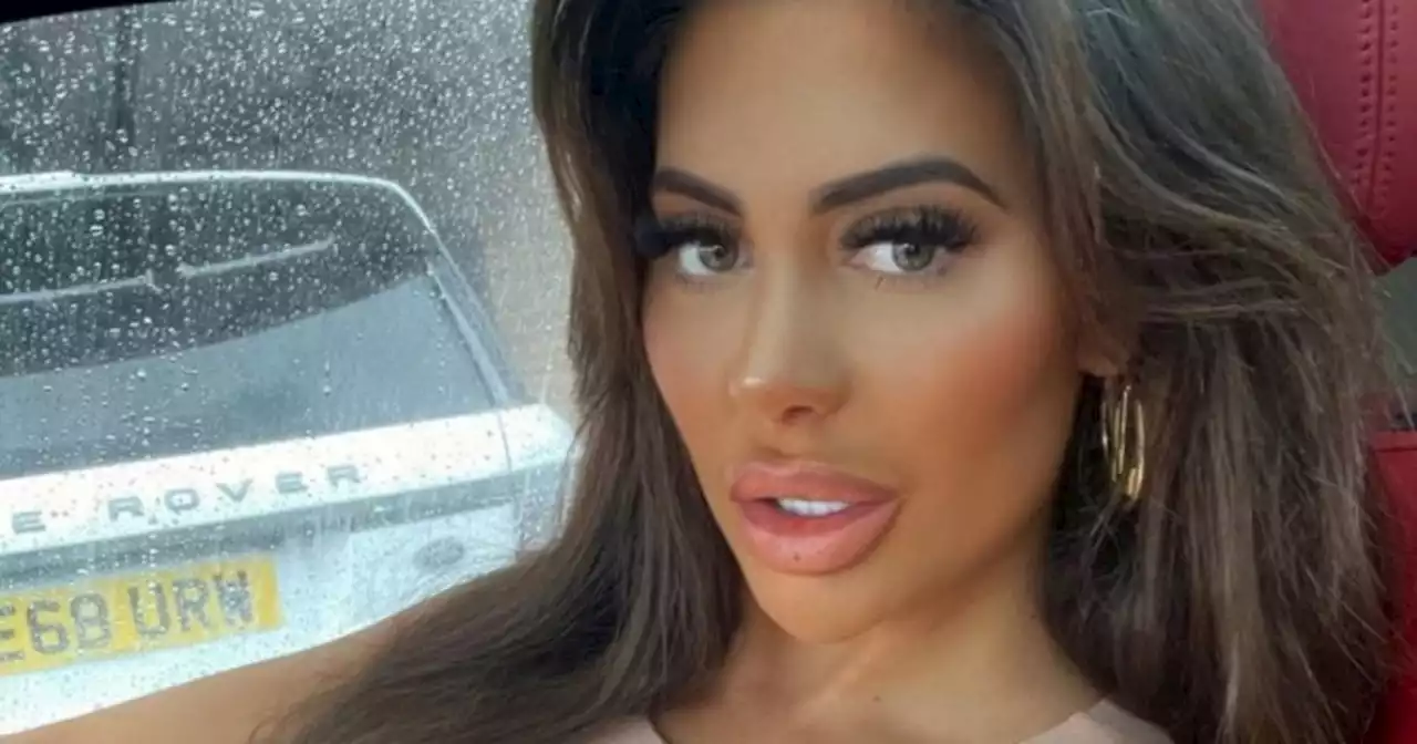 Chloe Ferry laughs off photoshoot fail as wind whips hair over her face