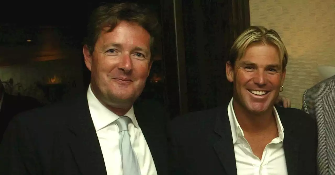 Emotional Piers Morgan fights tears after watching tribute to friend Shane Warne