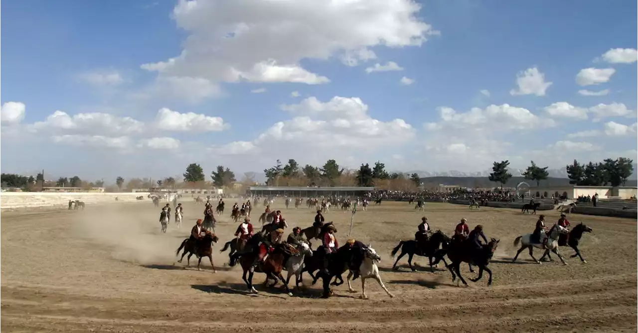 Traditional Afghan 'goat-pulling' sport draws fans despite crisis